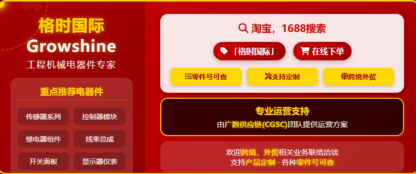 格莳国际倾力推荐：工程机械、重卡、农机及汽车发动机核心零部件精选 - 2025年6月28日